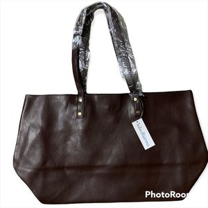 Lulu Dharma Large vegan leather tote